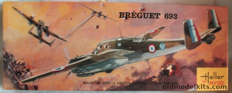 Heller 1/72 Breguet 693 plastic model kit